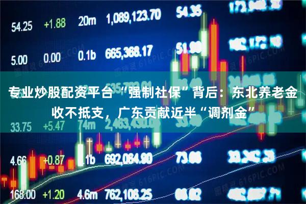 专业炒股配资平台 “强制社保”背后：东北养老金收不抵支，广东贡献近半“调剂金”